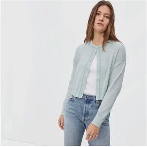 Everlane The Organic Cotton Waffle Cardigan